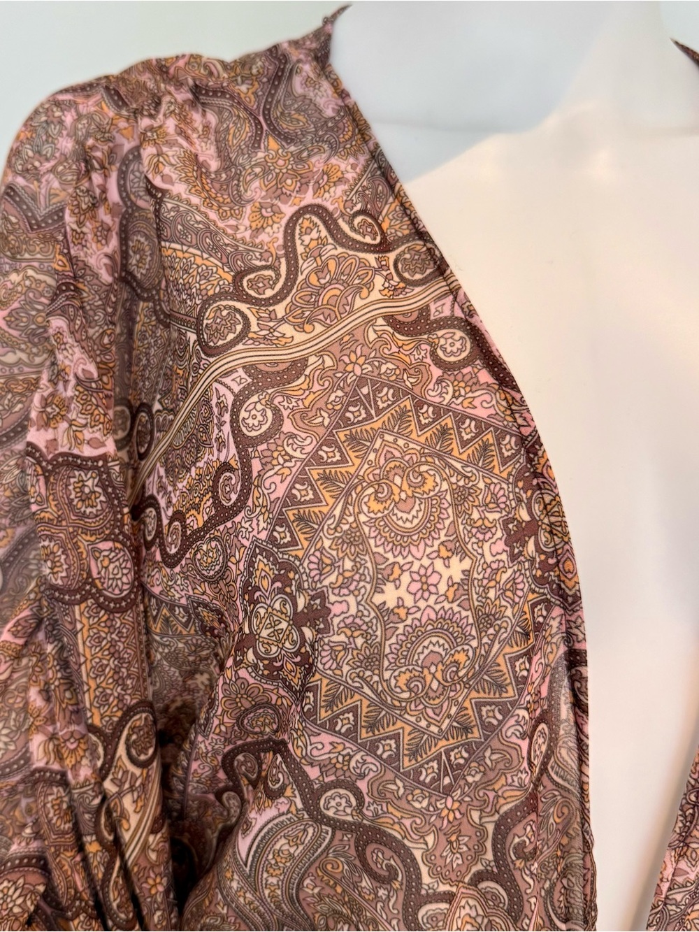Empress Brasil Malaga Kimono India Print - Picture 3 of 10